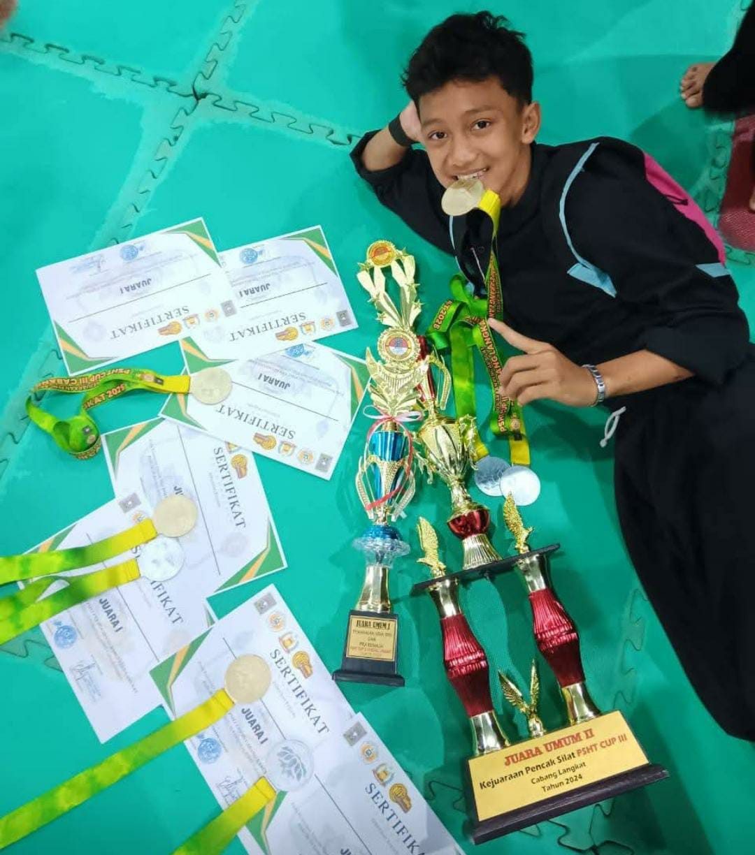 SMK Delisha Juara Pencak Silat Cup III Langkat